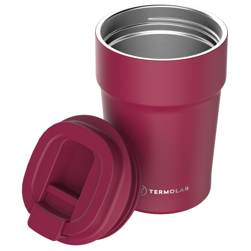 Copo Térmico Inox Uniq Rosa Cyber 380ml Não Vaza Termolar em Oferta na Shopee