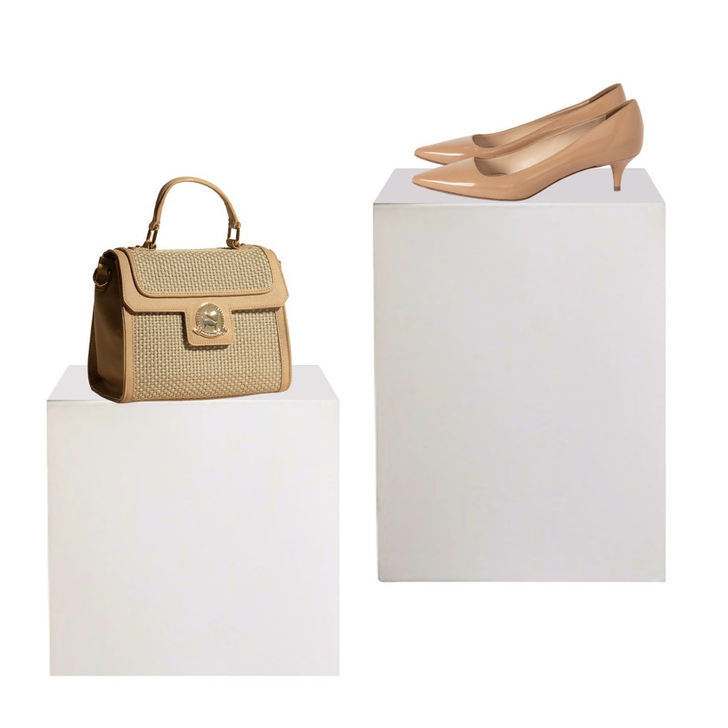 Kit 2 Cubo Tablado MDF Branco 60/45