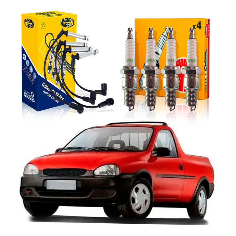 Kit Vela Ngk Cabo Corsa Pick Up 1.6 8v 1997 A 2003 - Spare Parts and Accessories for Vehicles