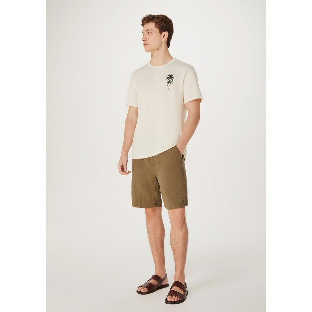 Bermuda Masculina Reta Texturizada Hering - Men Clothes