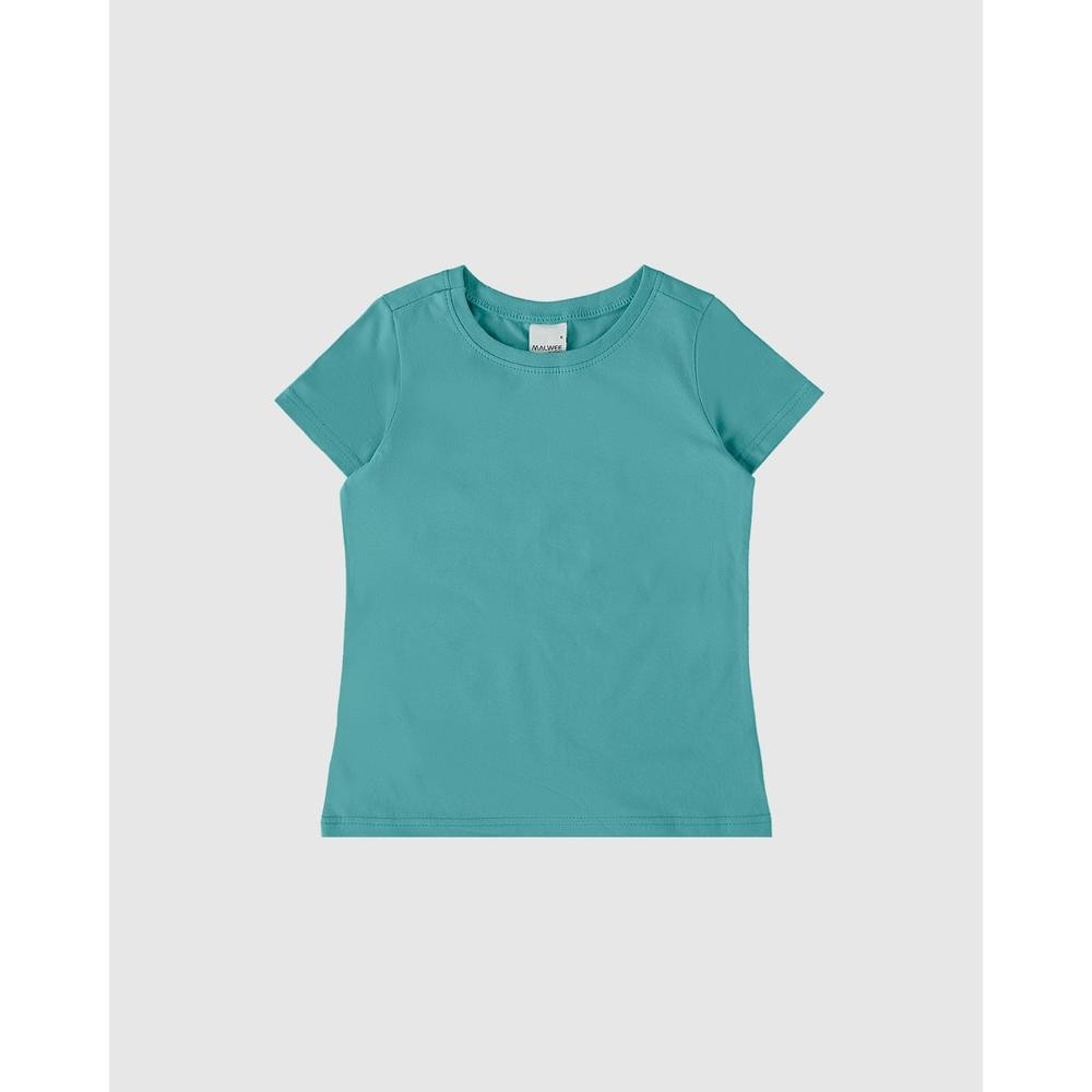 Blusa Infantil Menina Decote Redondo Em Algodão Malwee Kids em Oferta na Shopee
