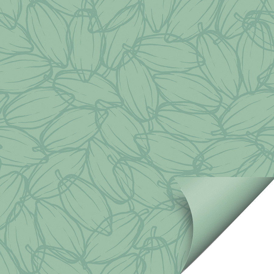 Folha para Ovos de Páscoa Double Face Chocolux Aqua 69x89  - 5 unidades - Cromus - Rizzo - Stationery
