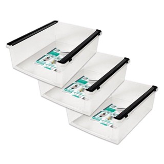 Kit Cesto Organizador Plástico Multiuso Empilhável 3 Unidades Ordene em Oferta na Shopee