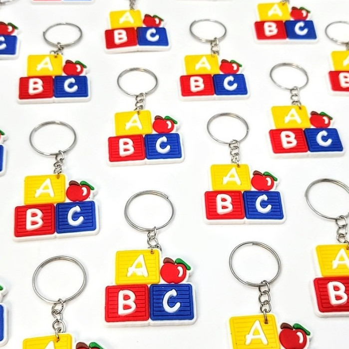 Chaveiro Escolar Lápis Caneta Estojo 10un Barato Lembrancinha