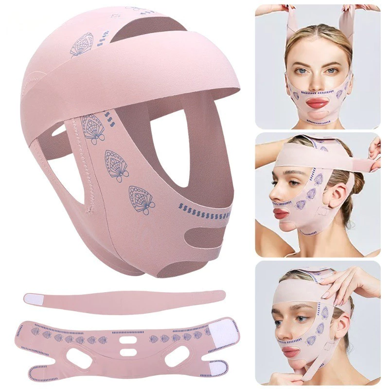 FACE LIFT UP Breating Máscara Fina Respirável Antirrugas-Reduz O Queixo Duplo Para Dormir — imagem 1