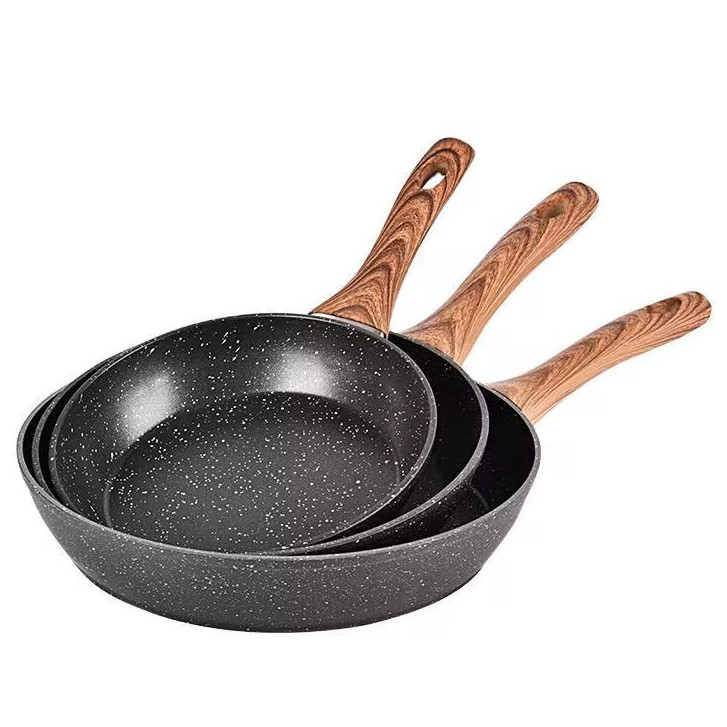 Imagem Frigideira De Indução Cerâmica Alta qualidade Antiaderente 4 mm Reforçada Com Cabo Ergonômico Top vida