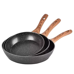 Frigideira De Indução Cerâmica Alta qualidade Antiaderente 4 mm Reforçada Com Cabo Ergonômico Top vida