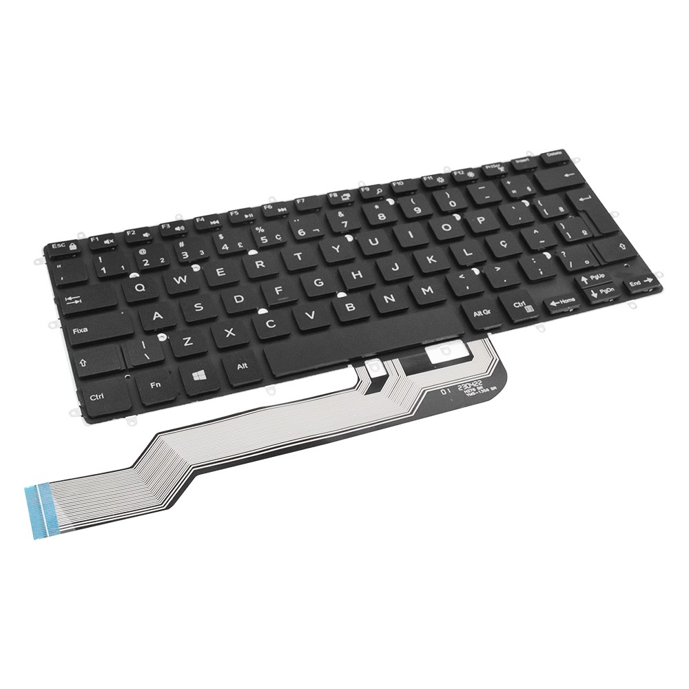 Teclado para Notebook Dell Inspiron 5481 | Preto ABNT2 - Computers & Accessories