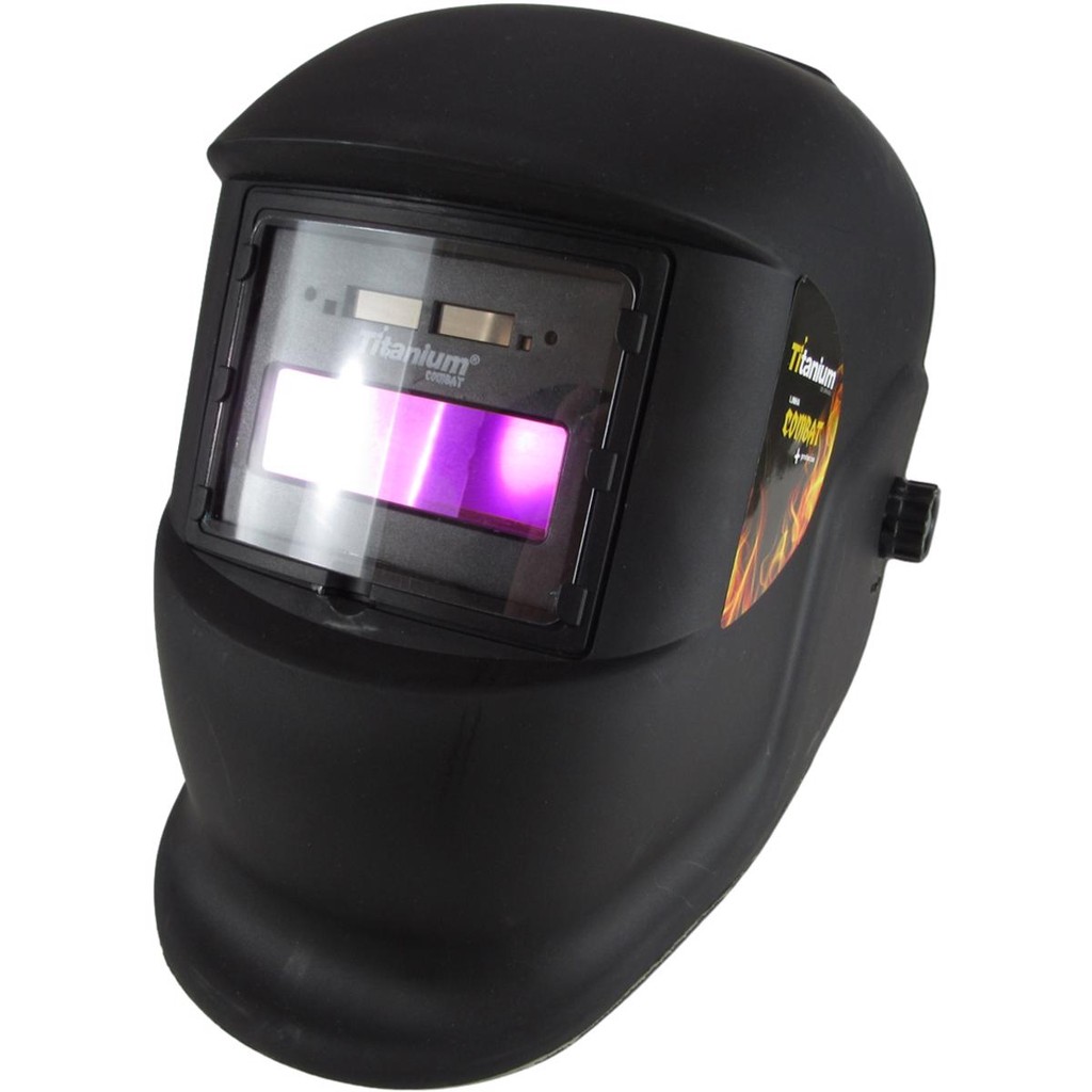 Máscara Solda Combat Auto Tonalidade 11 Fixa 5496 Titanium em Oferta na Shopee