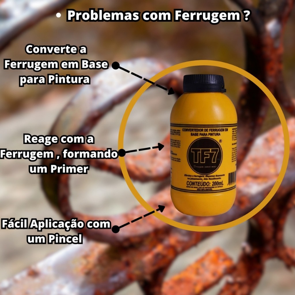 Convertedor De Ferrugem TF7 200ml