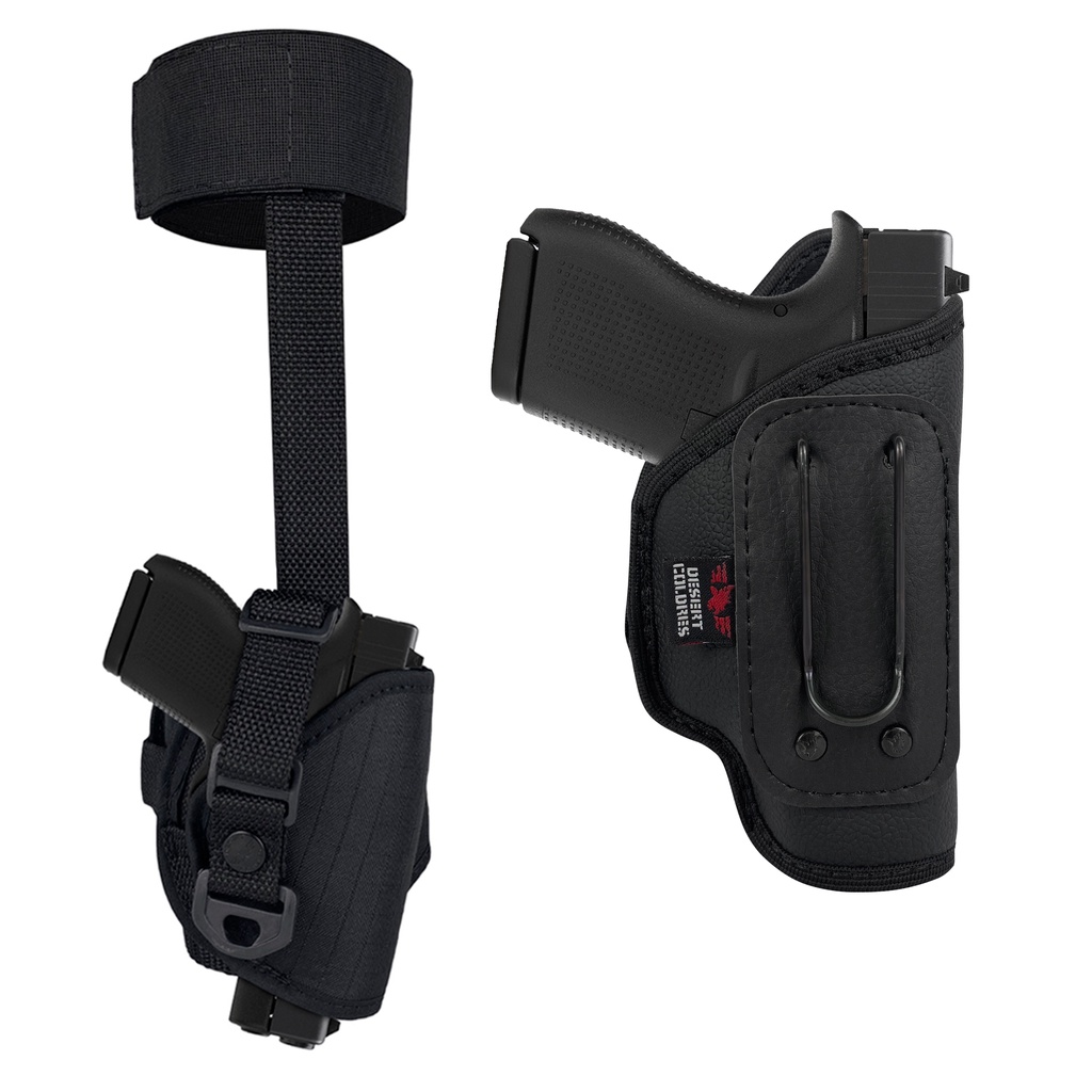 Coldre Velado Glock 42 (sem Aba) + Porta Carregadores Velado
