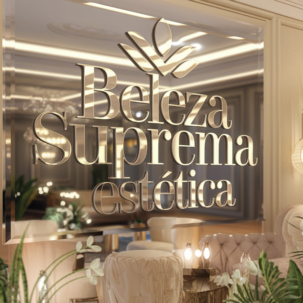 Letreiro Logo Em Acrílico Espelhado 2mm