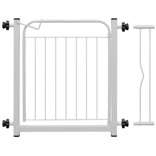 Portão Pet Segurança Cães Bebês Largo 69 a 84cm Extensor 10cm em Oferta na Shopee