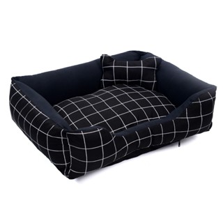 Cama Pet DOG Caminha de Cachorro e Gato Luxo MÉDIO e GRANDE Lavável Fundo Impermeável 100% Algodão + Ossinho em Oferta na Shopee