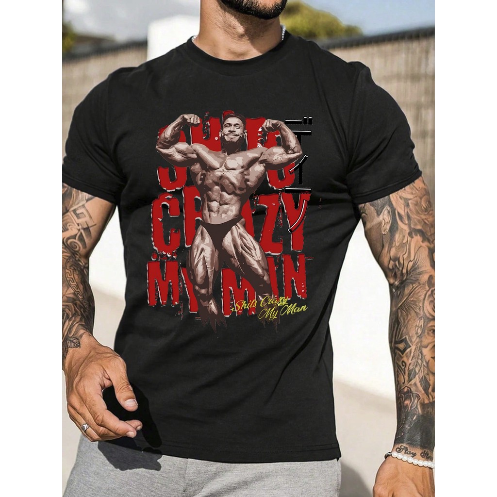 Camiseta Ramon Dino Academia Gym Musculação Desenho Camisa  Unissex Masculino Feminino   Streetwear