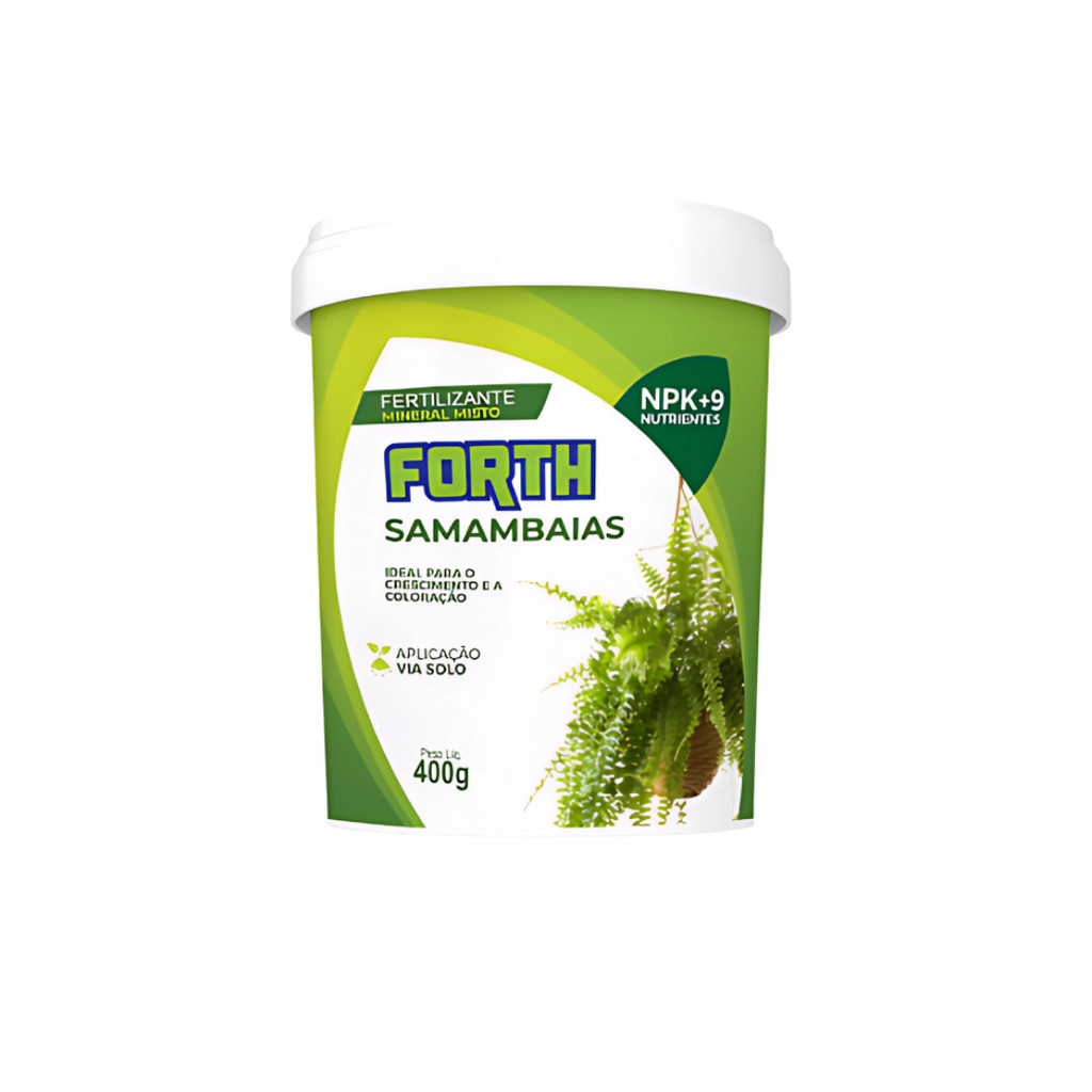 Fertilizante Forth Samambaias NPK + Nutrientes Crescimento Coloração Adubo Folhagem - 400g — imagem 2 de 2