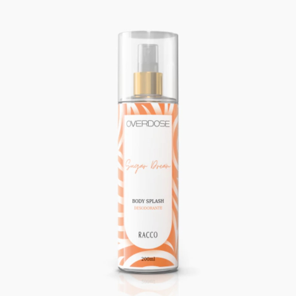 Body Splash Desodorante Feminino Overdose Sugar Dream Racco 200mL