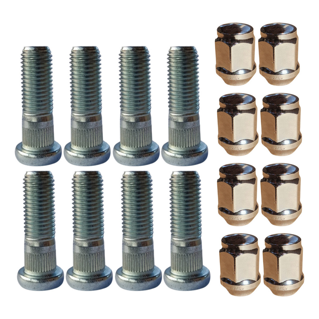 8 Parafuso Prisioneiro Com porca Roda Honda Civic Fit City Accord W-rv H-rv Crv