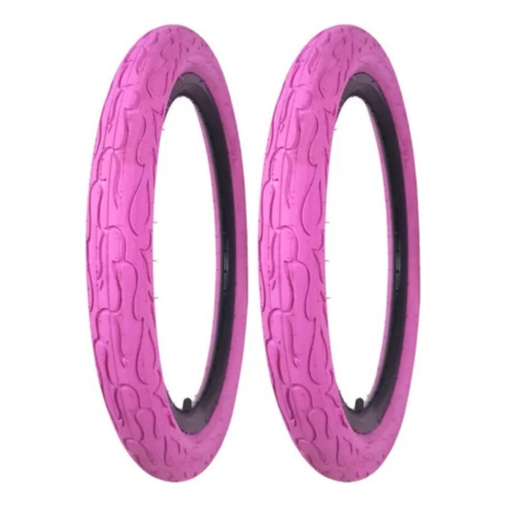 Pneu Aro 26 Flame Fire Liso Aro 26 X 2.125 Slick Bicicleta Bike DSI Cores - Sports & Outdoors
