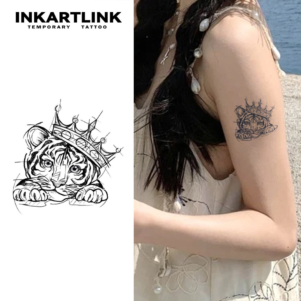 Tecnologia revolucionária INKARTLINK para tatuagens, adesivo de tatuagem temporária, tatuagem falsa, à prova d'água, apa