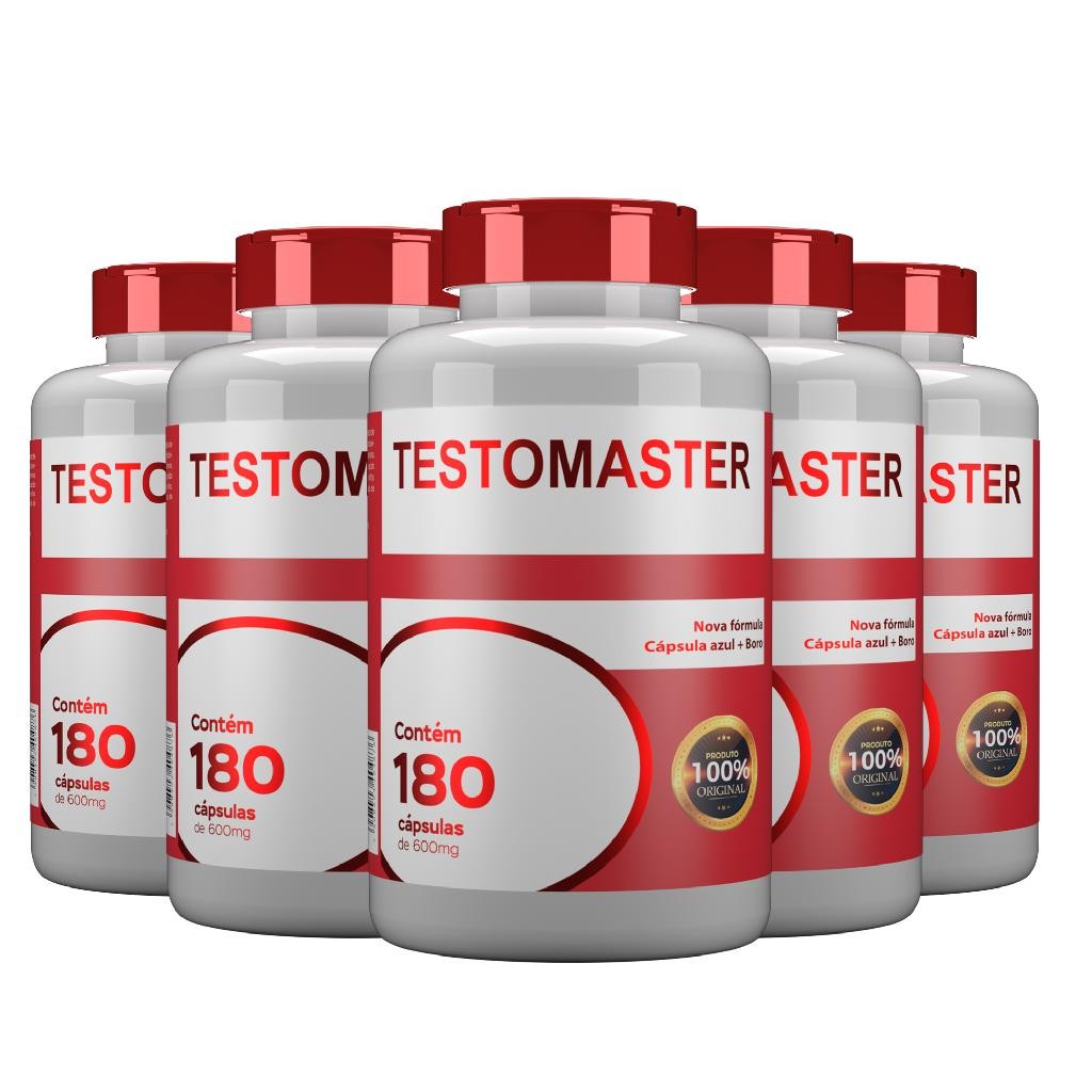 5X TESTOMASTER ORIGINAL 180CAPS