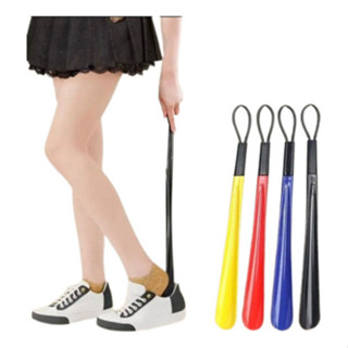 Calçadeira Calçador De Sapato Tênis Plástico Cabo Longo 46cm em Oferta na Shopee