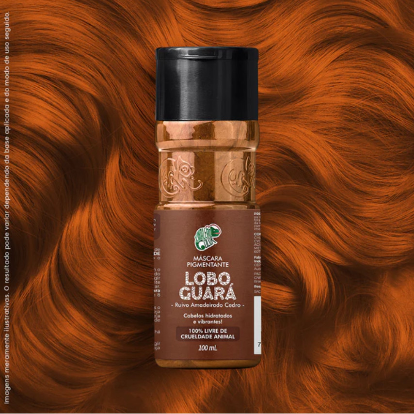 🧡 Kamaleão Color Máscara Pigmentante Lobo Guará 100ml | Tonalizante Intenso e Vegano 🦊✨ em Oferta na Shopee