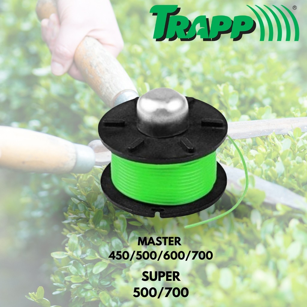 Carretel para Cortador de Grama com Fio de Nylon para Master 450/600/500L/700L e Super 500/700 Trapp