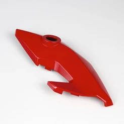 Carenagem Farol Direita Cg Fan 160 2019 A 2021 Vermelha Original Honda