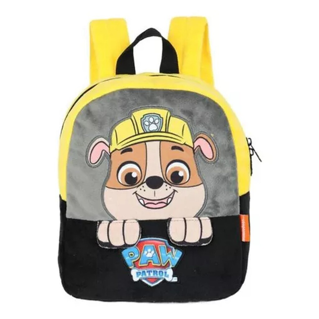 Mochila de Costas Pequena Patrulha Canina Rubble Amarela