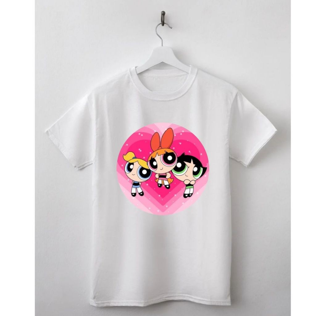 Camiseta Unissex As Meninas Super Poderosas Florzinha Lindinha Docinho Plus Size