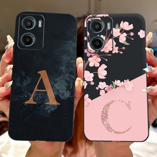 Motorola MOTO G05 Capa De Telefone Com Letra Inicial De Flor Fofa G 05 4G Capas Macias De Silicone Preto em Oferta na Shopee