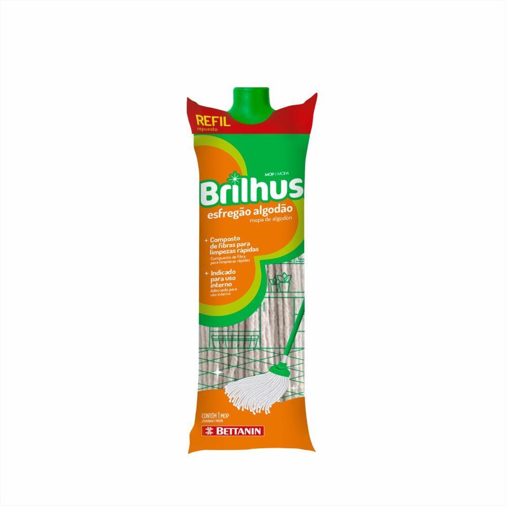 Refil Mop Esfregão Algodão Brilhus Bettanin em Oferta na Shopee
