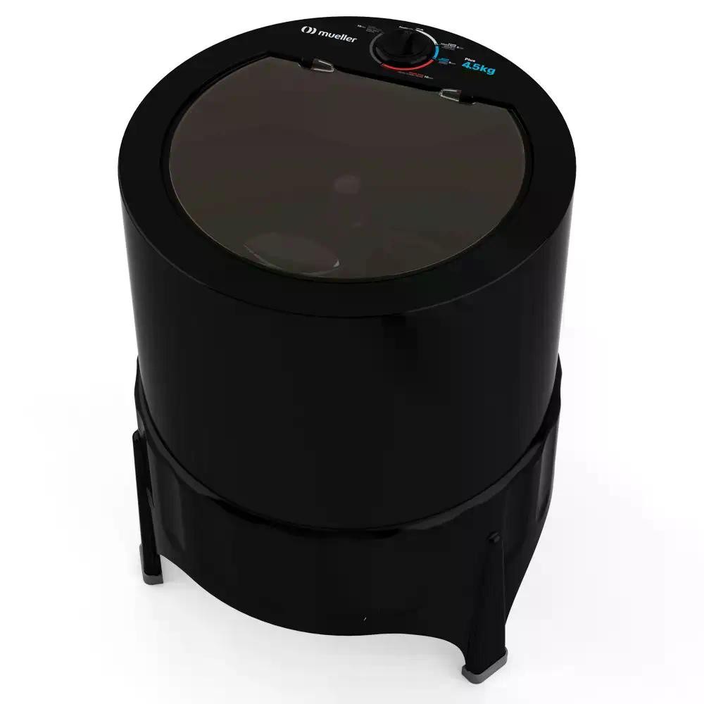 Imagem Lavadora Semiautomática 4,5kg Tanquinho Maquina Mueller Plus Preto 127v