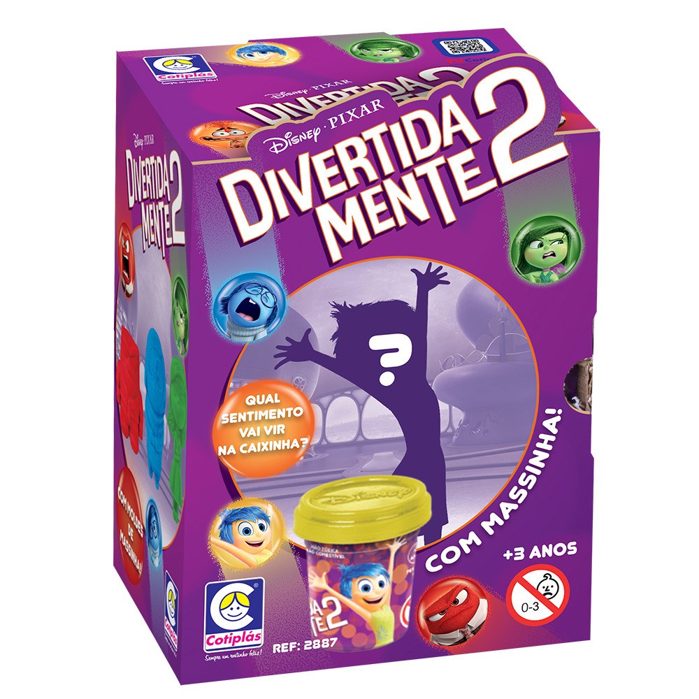 Brinquedo Caixinha De Massinhas Surpresa Divertida Mente 2 em Oferta na Shopee