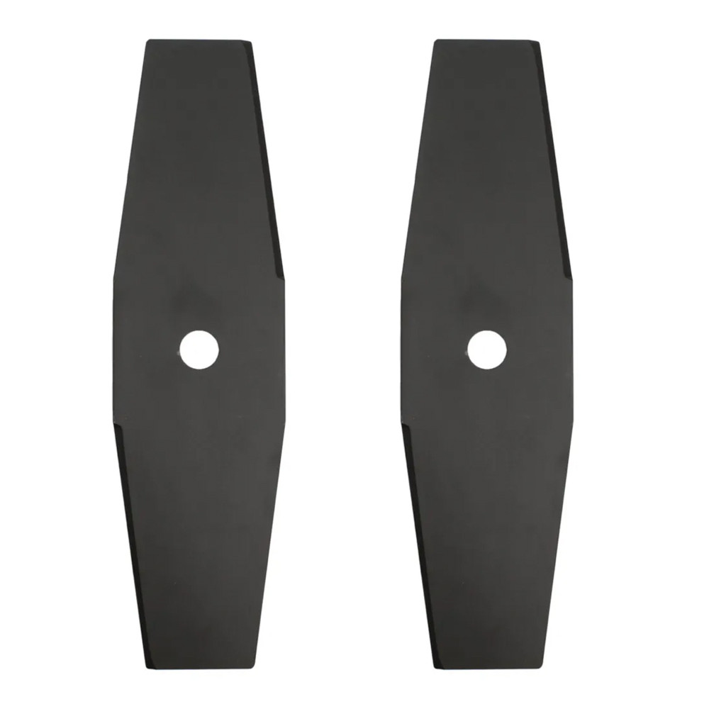 Kit 2 Facas Lâminas 2 Pontas Roçadeira 350mm Furo 1" Pintada 1,7mm em Oferta na Shopee