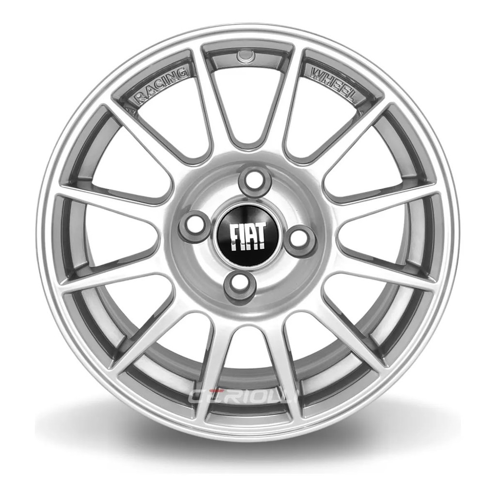Kit 4 Rodas Aro 14 4x98 Uno Siena Palio Mobi Argo Gran Turismo Bicos de Brinde Envio Imediato K76