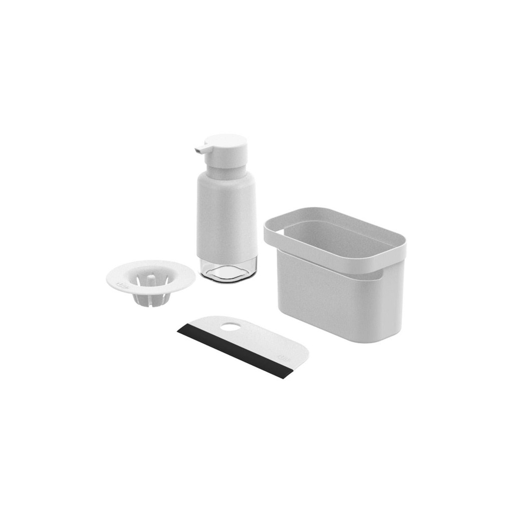 Kit organize sua pia Ou 4 peças Linha Trium - Branco em Oferta na Shopee