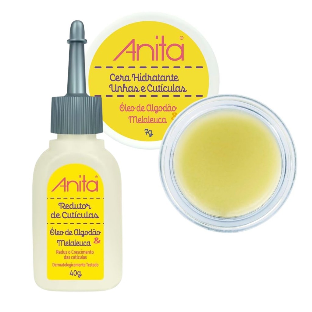 Kit Anita Cera hidratante + Redutor de Cutículas