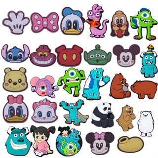 Para Pins Novo Colorido Panda Gato Monstro DIY Sapatos Charme Botão em Oferta na Shopee