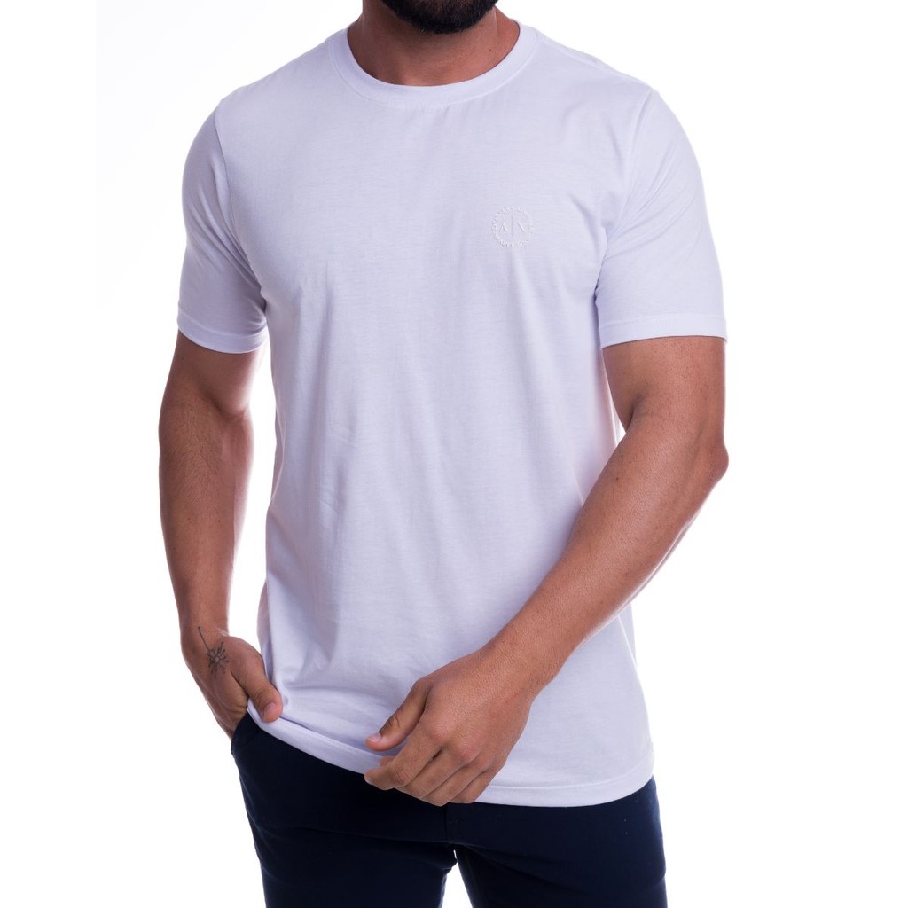 Camiseta Masculina 100% Algodão Premium em Oferta na Shopee