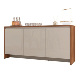 Buffet Madrid 3 PT 1 GV Cedro e Off White em Oferta na Shopee