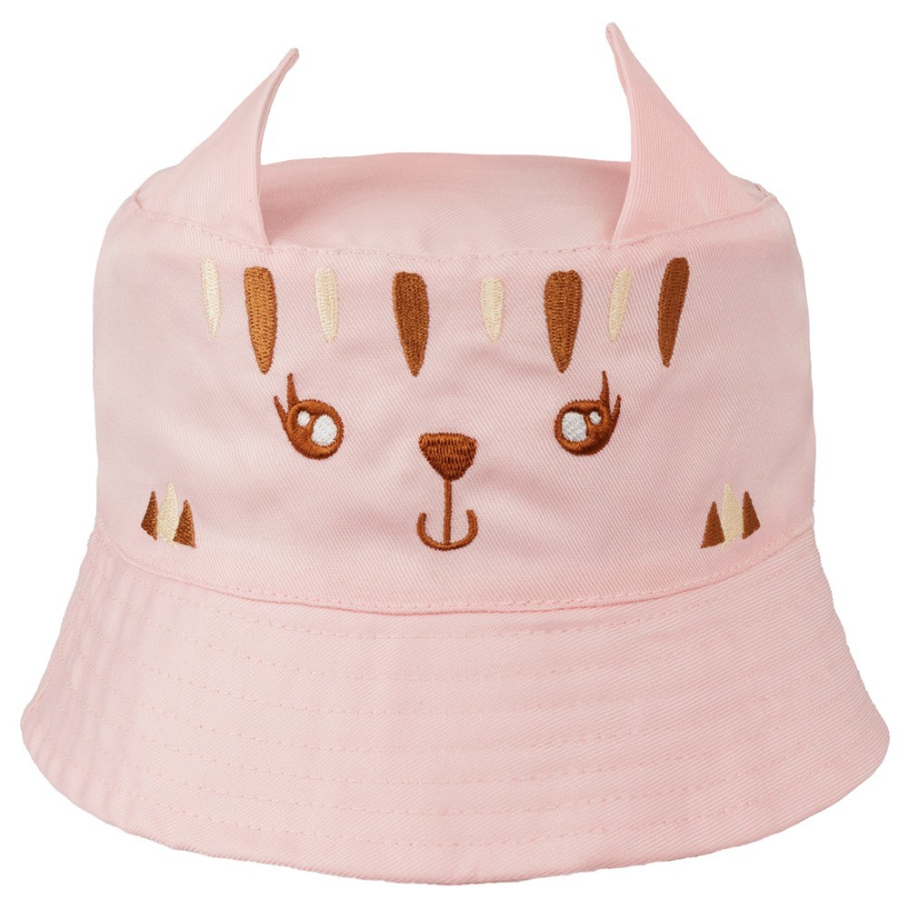 CHAPÉU BUCKET LÚDICO 1-2 ANOS PIMPOLHO ROSA/TIGRE
