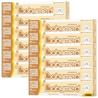 Kit 12 und Pomada Babymed Amêndoas 40g em Oferta na Shopee