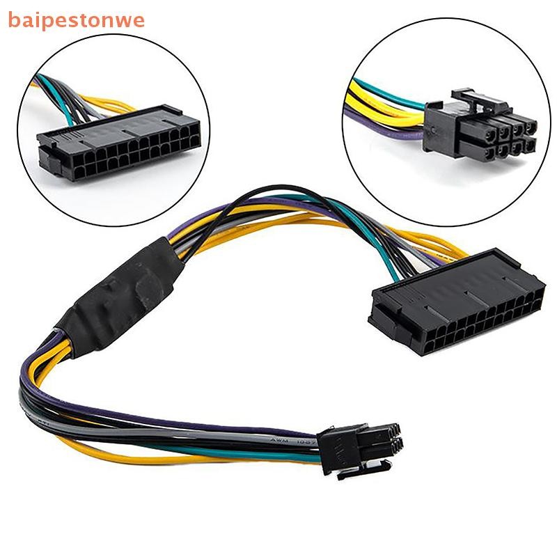 [baipestonwe] Para Optiplex 3020 7020 9020 Cabos De 24 Pinos A 8 Substituição Do Adaptador De Fonte De Alimentação