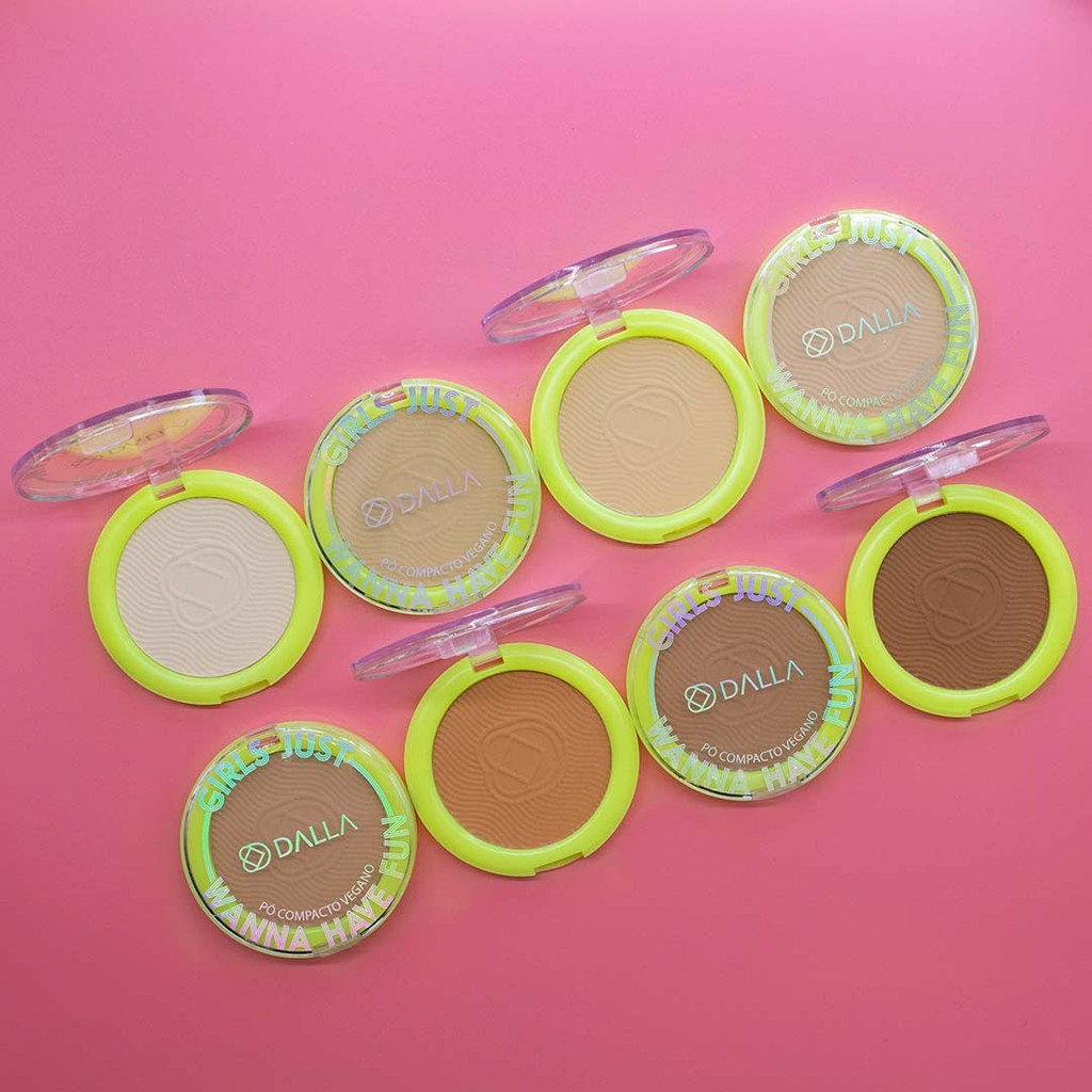 Pó Compacto Micronizado Girls Just Wanna Have Fun 9g Dalla em Oferta na Shopee