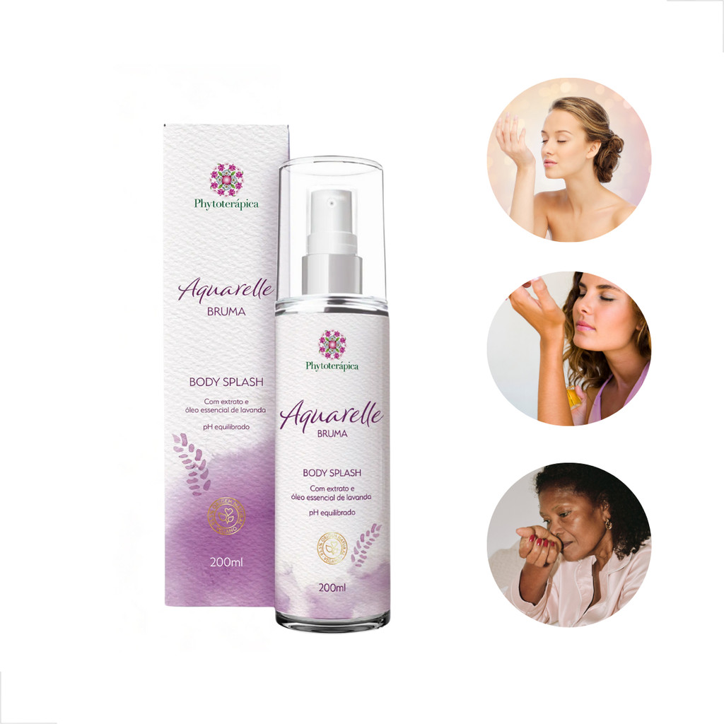 Body Splash Aquarelle Bruma Perfume Corporal Lançamento Phytoterápica 200ml