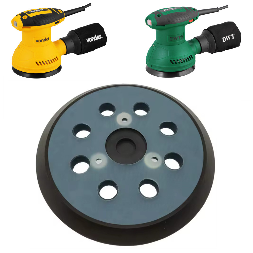 Base Almofada Prato Disco Lixadeira Roto Orbital Vonder Lrv355 Dwt Lrd355