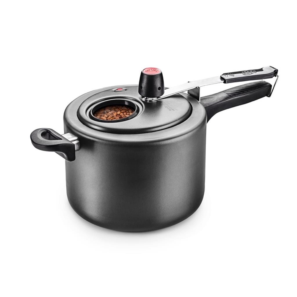 Panela de Pressao Grafite Fecho Interno Com Visor 4,5L 6000 em Oferta na Shopee