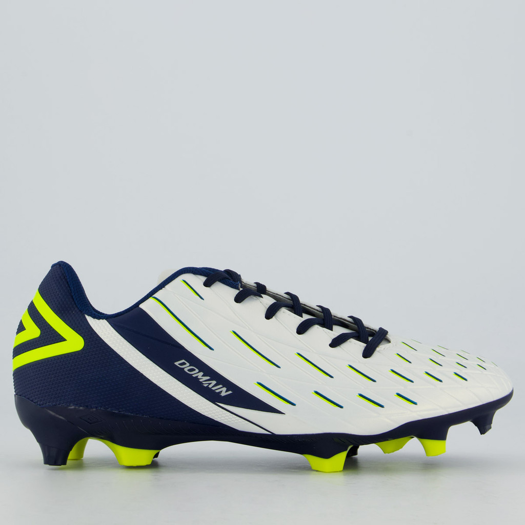 Chuteira Umbro Domain Campo Marinho e Verde - Sports & Outdoors